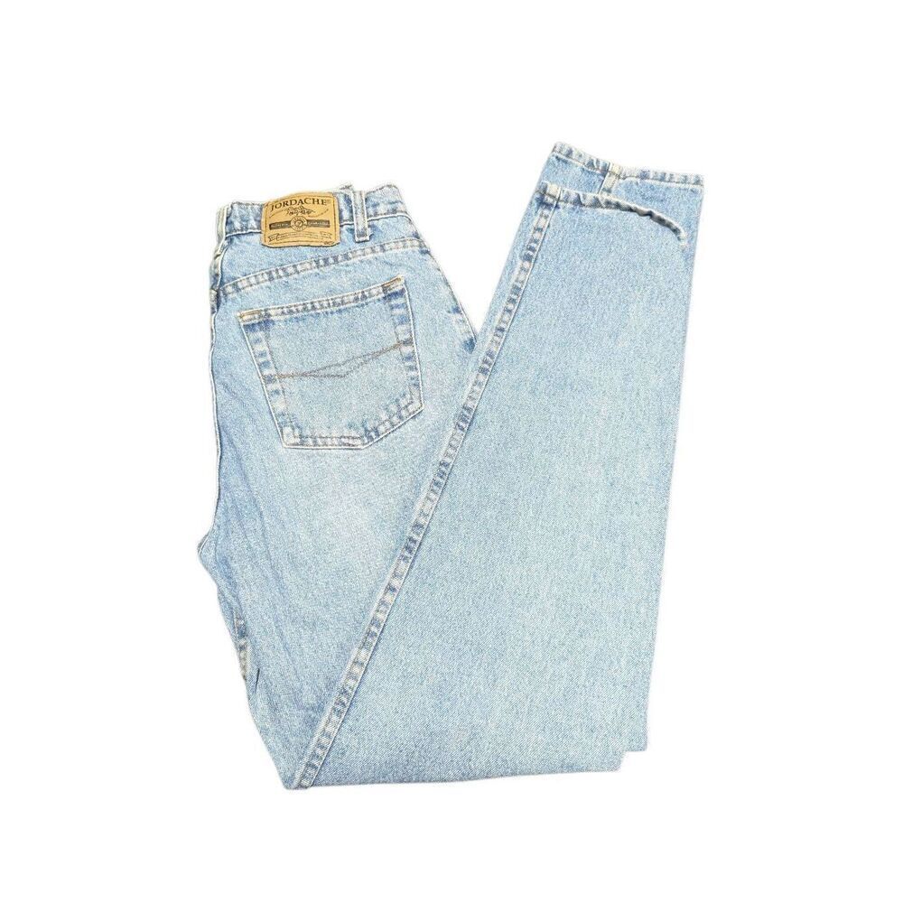 Jordache Vintage 90s Mom Jeans High Waist  Relaxed Fit Tapered Size 4
